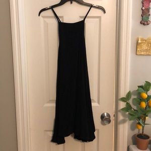 black swing dress